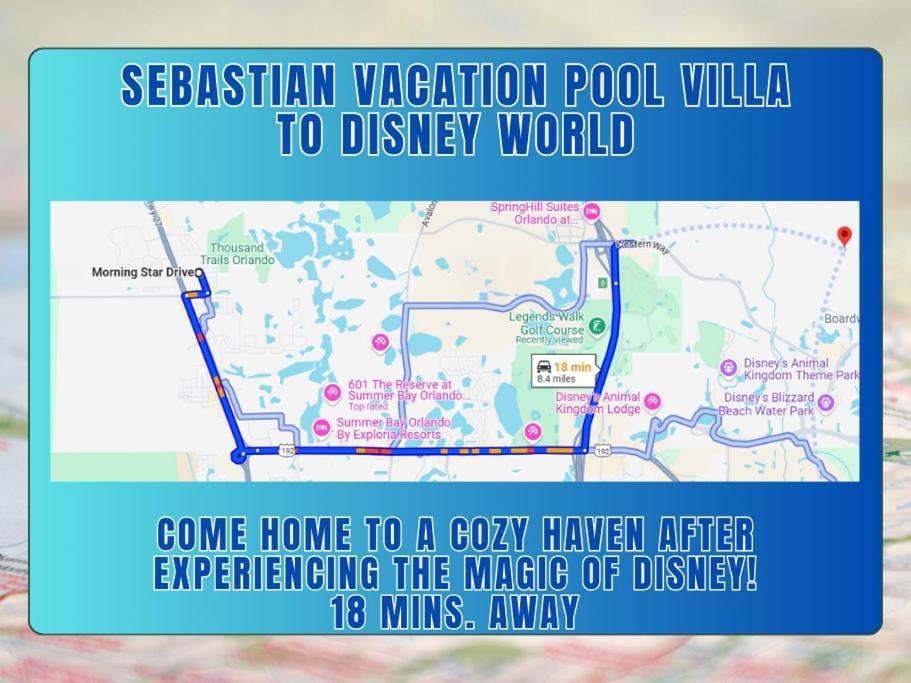 Sebastian Pool Villa W Spa Orlando Exterior foto