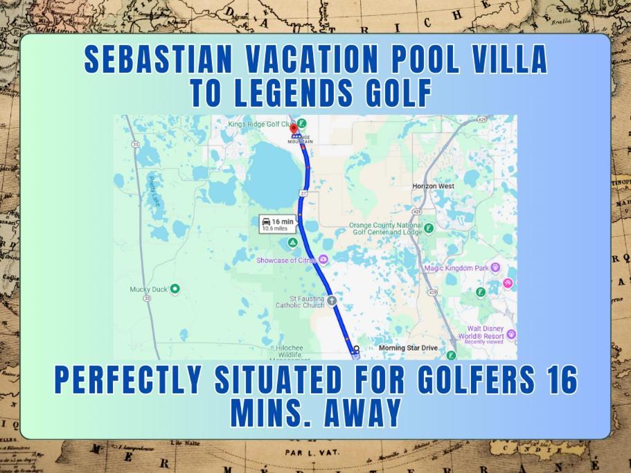 Sebastian Pool Villa W Spa Orlando Exterior foto